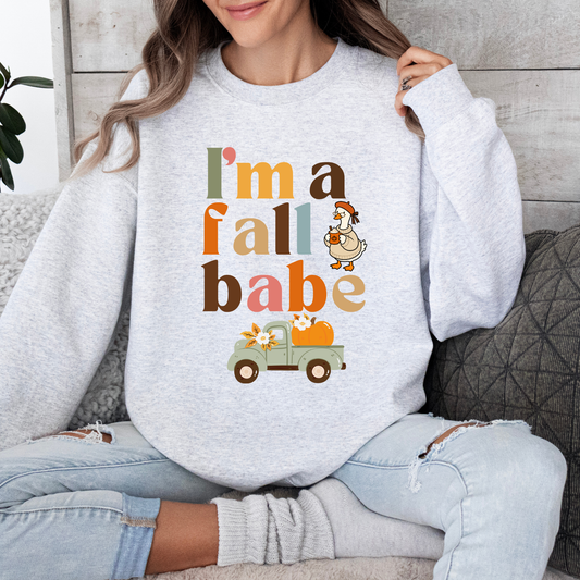 Fall Babe Crewneck Sweatshirt