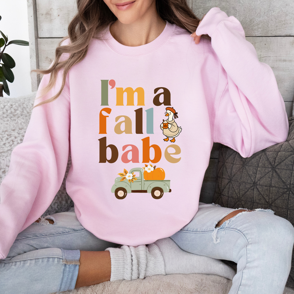 Fall Babe Crewneck Sweatshirt