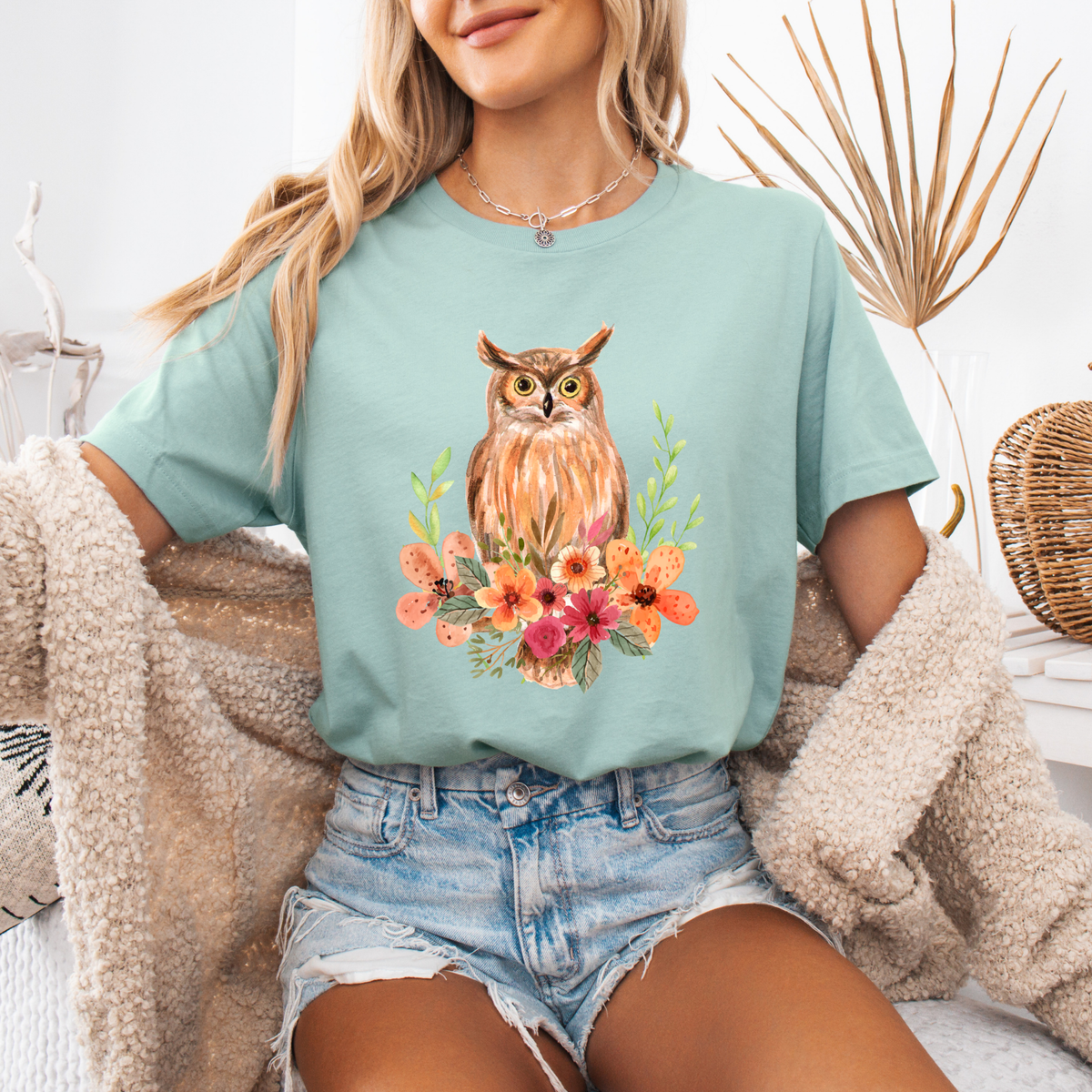 Owl & Wildflower T-Shirt