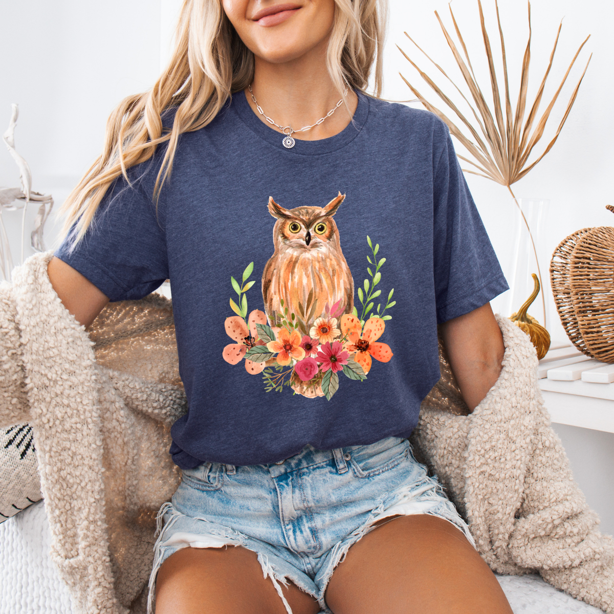Owl & Wildflower T-Shirt