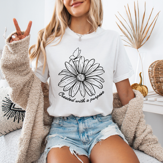 'Created with a Purpose' T-Shirt