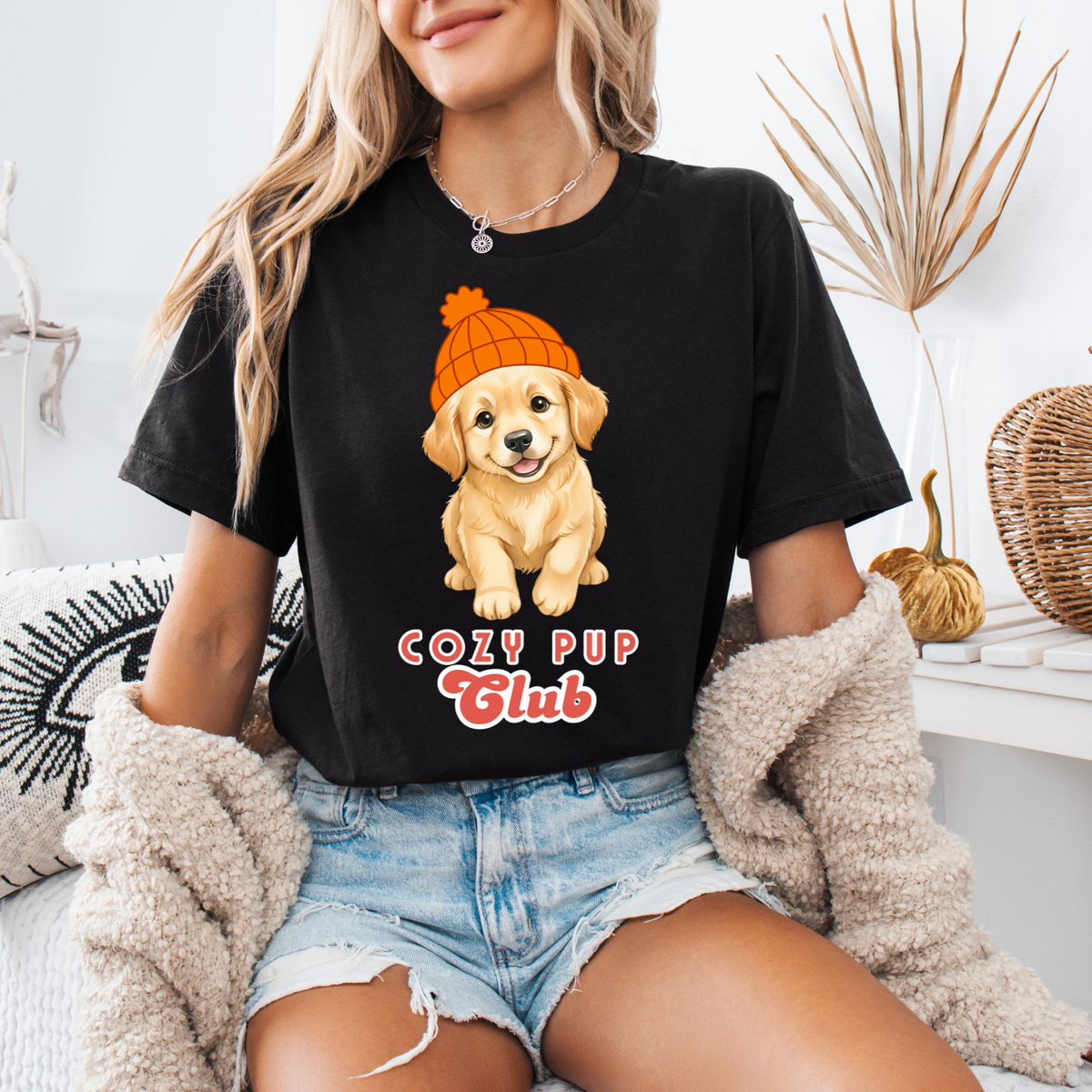 Cozy Pup Club Cute Puppy T-Shirt