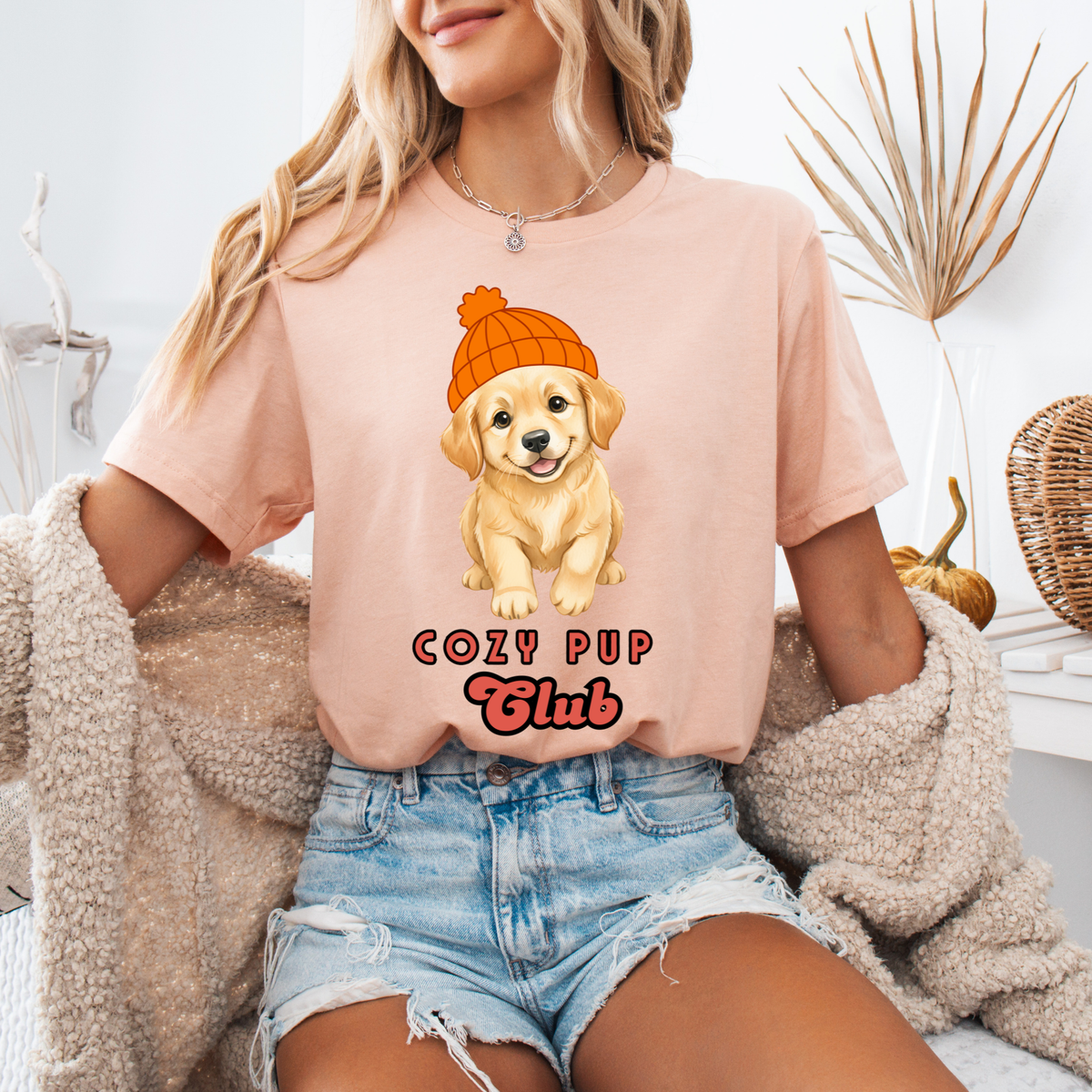 Cozy Pup Club Cute Puppy T-Shirt