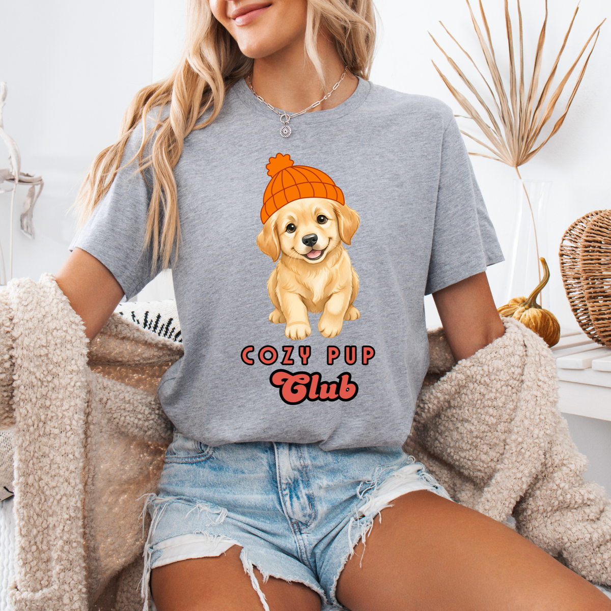 Cozy Pup Club Cute Puppy T-Shirt