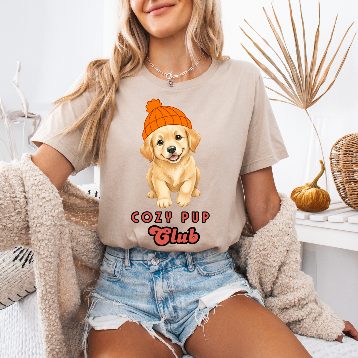 Cozy Pup Club Cute Puppy T-Shirt