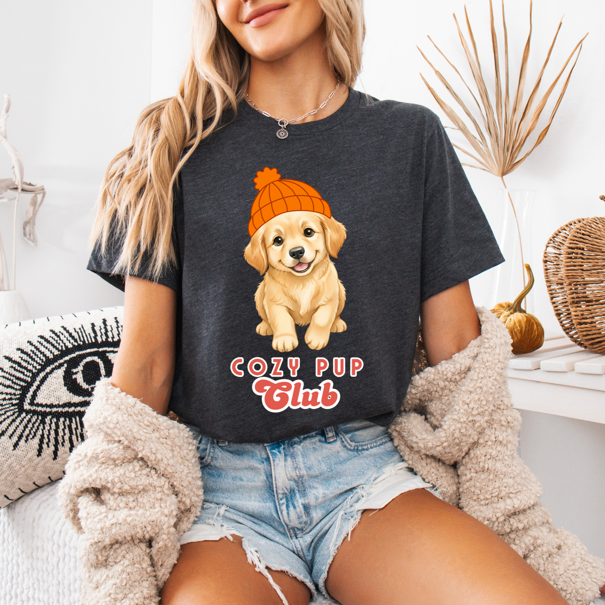 Cozy Pup Club Cute Puppy T-Shirt