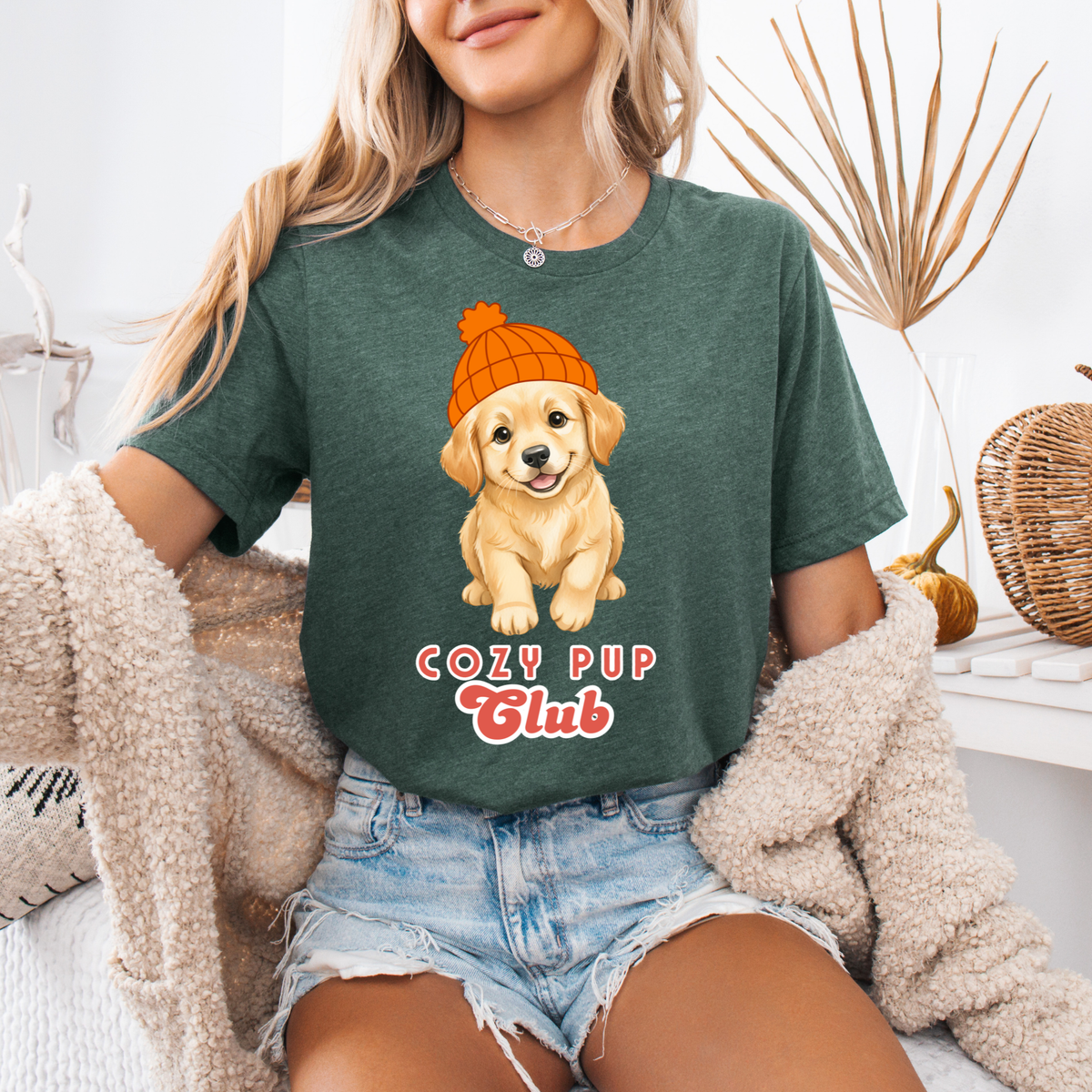 Cozy Pup Club Cute Puppy T-Shirt