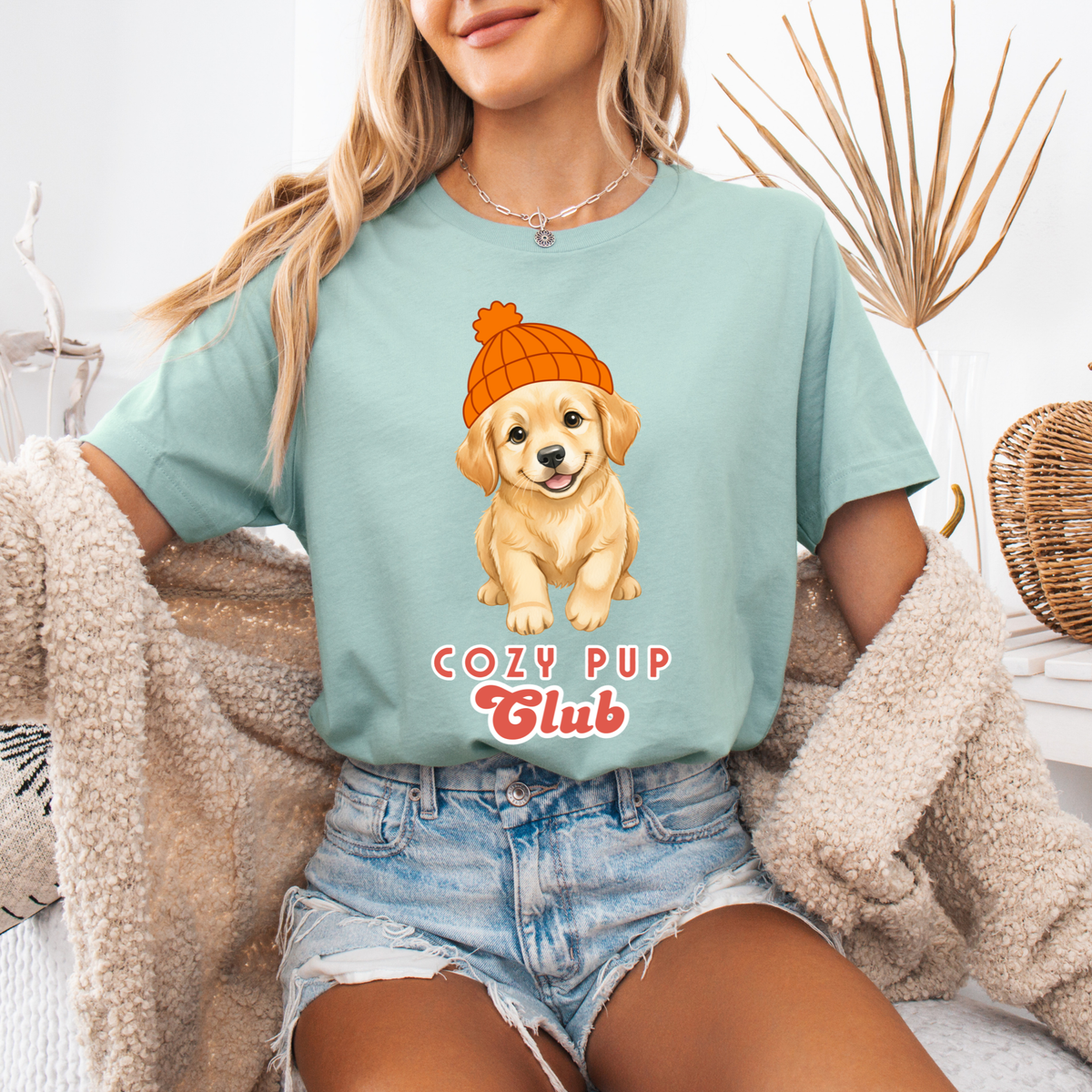 Cozy Pup Club Cute Puppy T-Shirt
