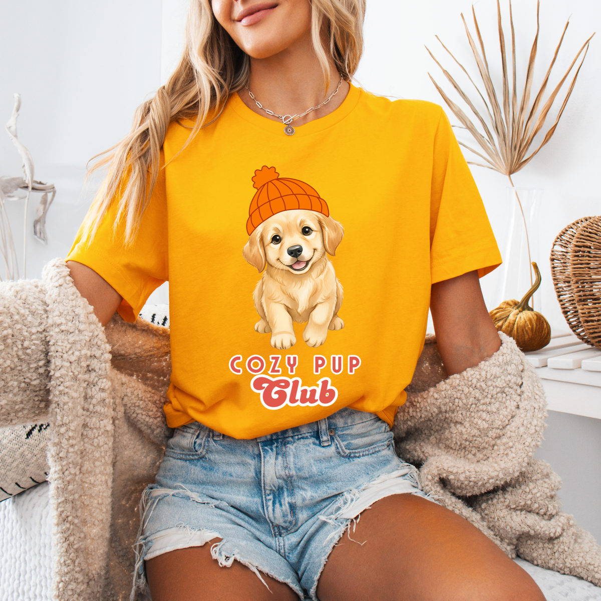 Cozy Pup Club Cute Puppy T-Shirt