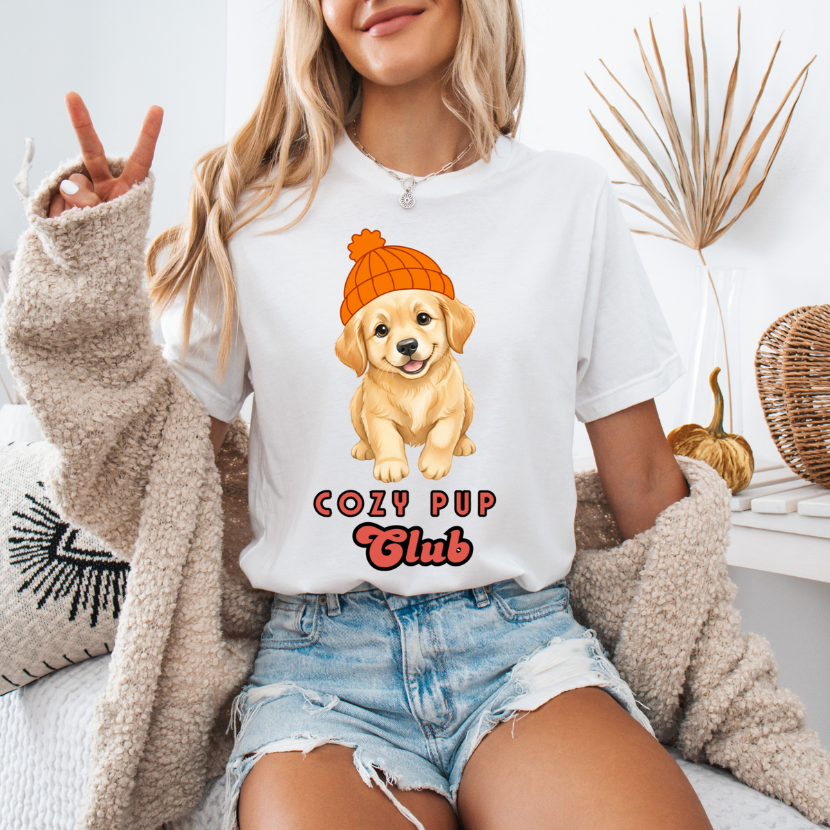 Cozy Pup Club Cute Puppy T-Shirt