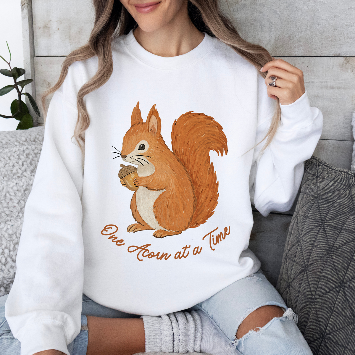 One Acorn at a Time Sweatshirt