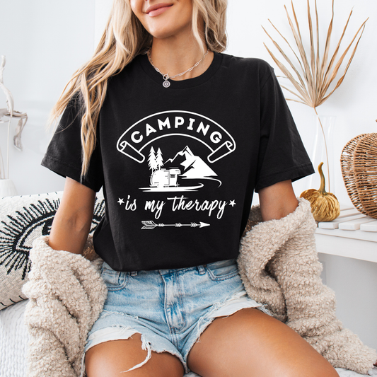 Camping Is My Therapy T-Shirt