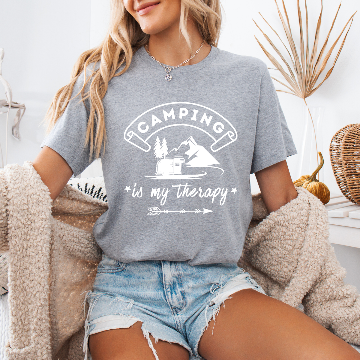 Camping Is My Therapy T-Shirt