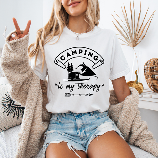 Camping Is My Therapy T-Shirt