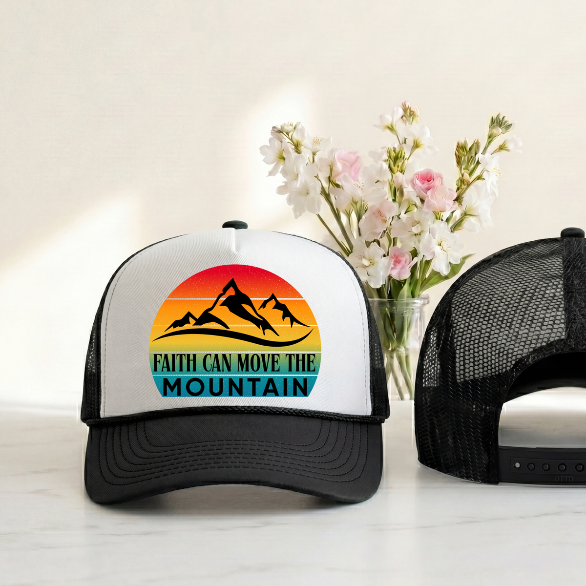 Faith Can Move the Mountain Trucker Hat