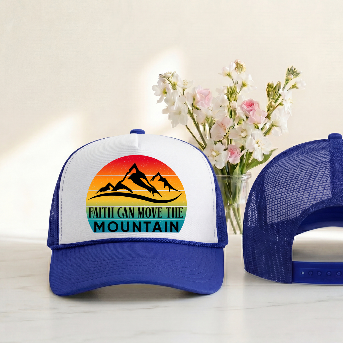 Faith Can Move the Mountain Trucker Hat