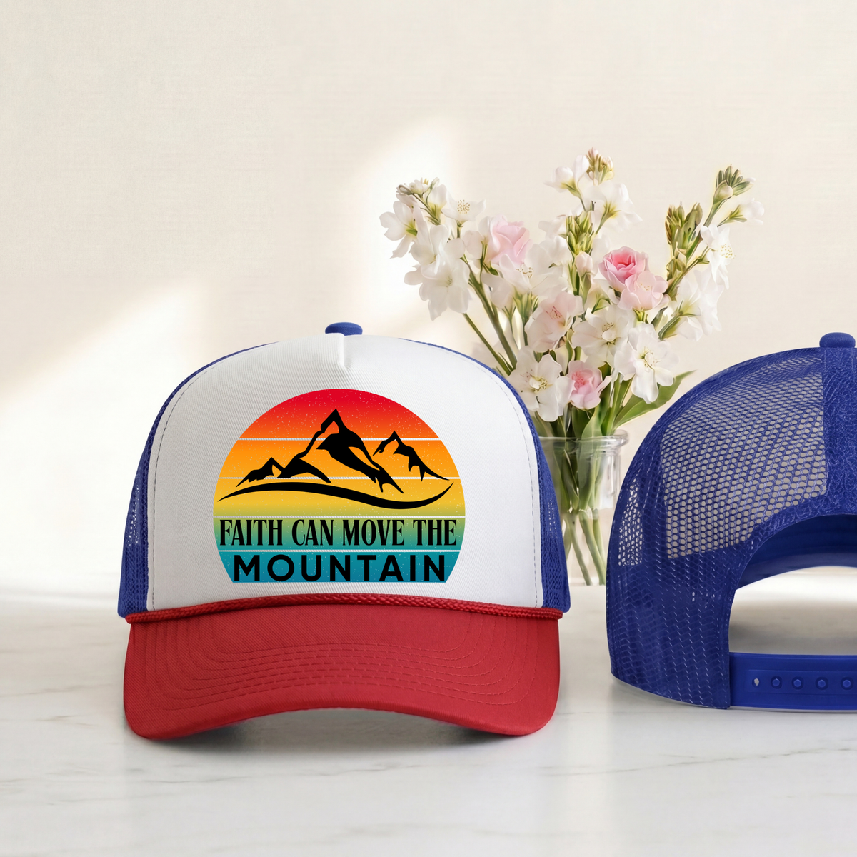 Faith Can Move the Mountain Trucker Hat