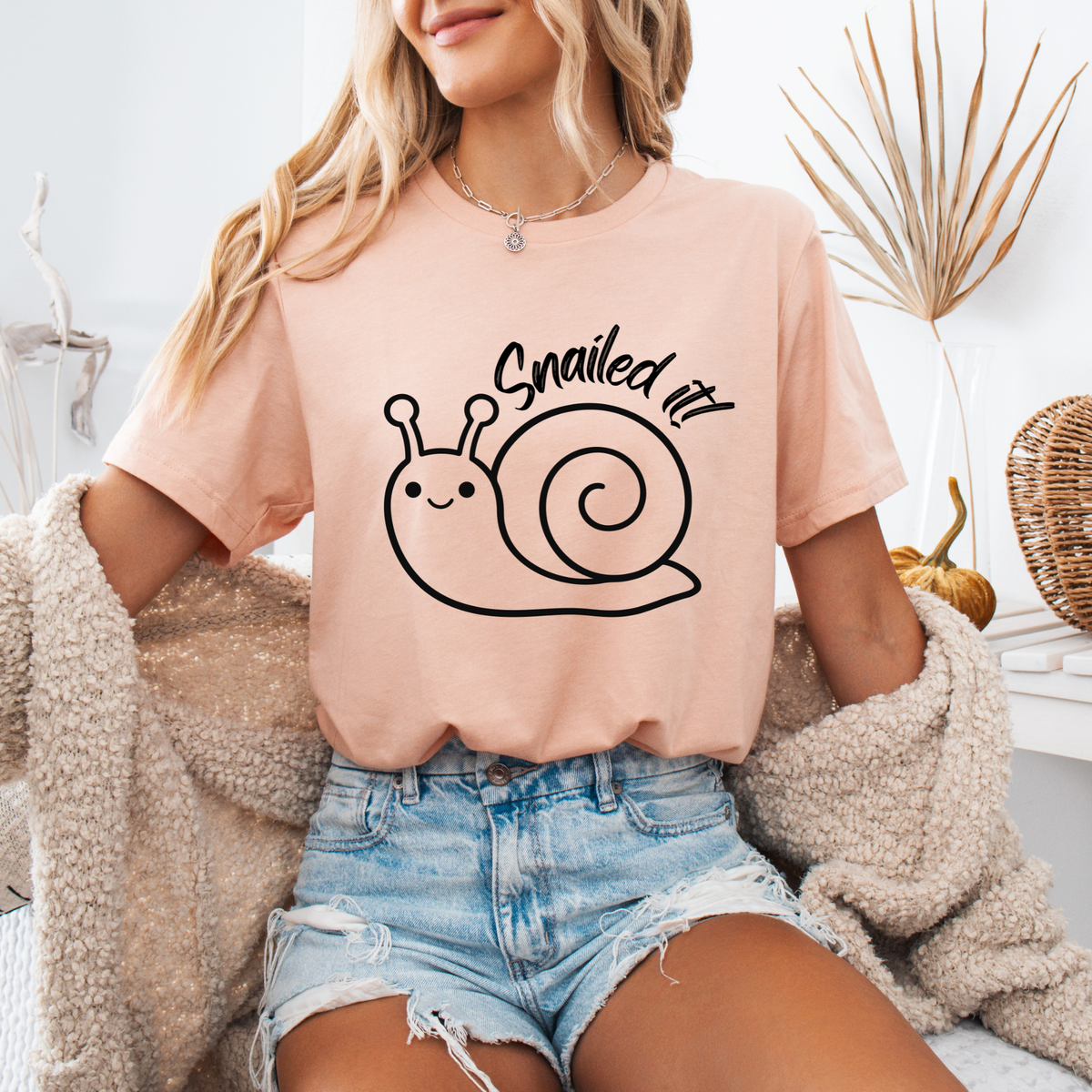 Snailed It Snail Cute T-Shirt