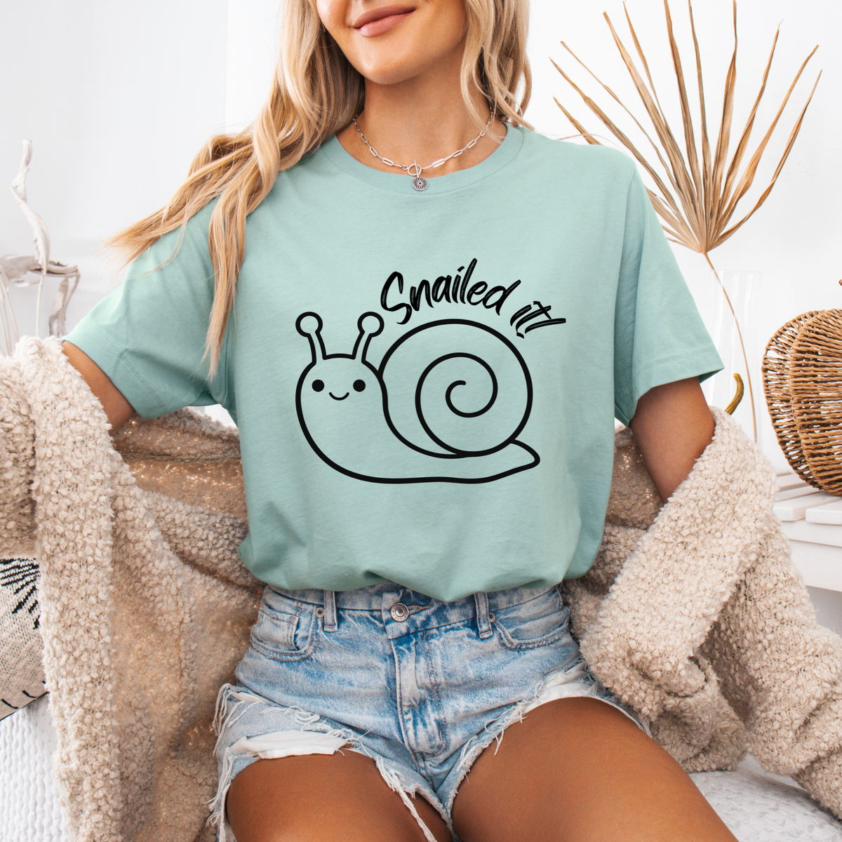 Snailed It Snail Cute T-Shirt